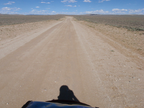 Ahead is Crook's Gap Road.